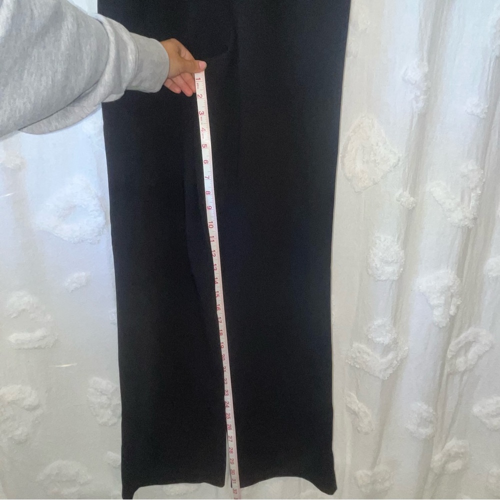 Good American Black Basic Luxe Tailored Column Ju… - image 5